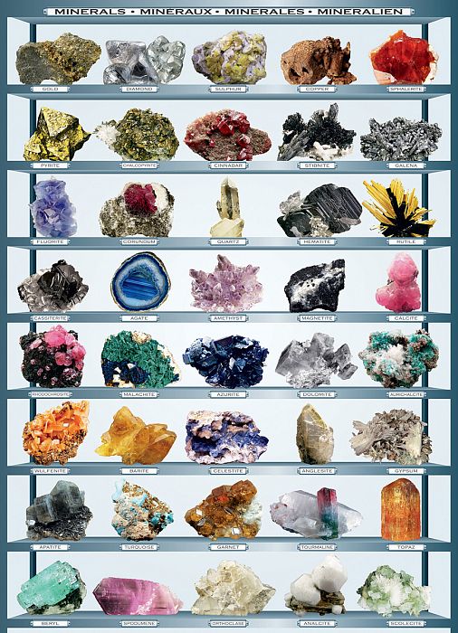 Puzzle Eurographics 1000 pieces: Minerals 6000-2008