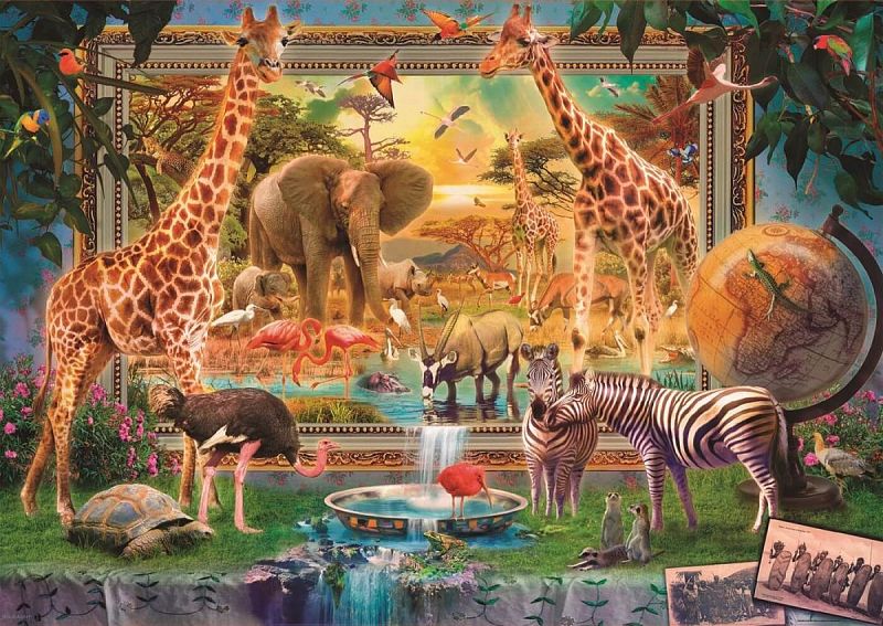 Puzzles for Adults 4000 Piece,Jigsaw Puzzles 4000 Pieces for Adults,4000 Piece Puzzle Art for Family Pieces Fit Together Perfectly,Large Puzzle Games ToysRaccoon-4000Pieces