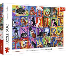 Trefl 500-piece Puzzle: The Cat Alphabet