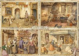 Puzzle Jumbo 1000 pieces: Bakeries of the 19th century