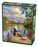 Cobble Hill 1000 Pieces Puzzle: Dogs on the Dock