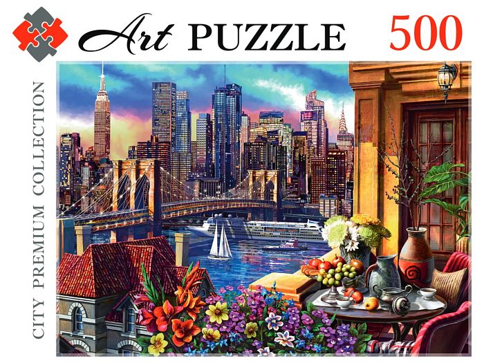 Artpuzzle Puzzle 500 details: Night Metropolis ХК500-0448