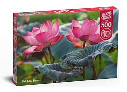 Cherry Pazzi Puzzle 500 pieces: Pink Lotus Flowers