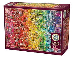 Puzzle Cobble Hill 2000 details: Rainbow