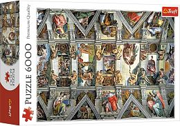 Puzzle Trefl 6,000 parts: the Sistine chapel. Michelangelo