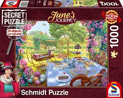 Schmidt 1000 Piece Puzzle: Voyage. Tea party in the garden