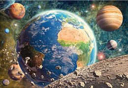 Cherry Pazzi Puzzle 500 pieces: View from the Moon