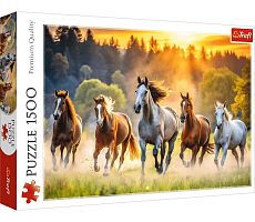 Trefl Puzzle 1500 pieces: Wild Horses