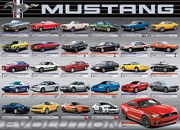 Puzzle Eurographics 1000 pieces: Evolution Ford Mustang