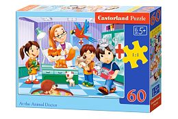 Jigsaw puzzle Castorland 60 pieces: Veterinarian