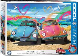 Puzzle Eurographics 1000 details: beetle Love by p. Greenfield