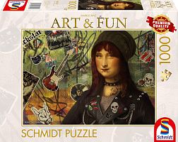 Schmidt 1000 pieces puzzle: M.Binz. Mona Lisa 2024