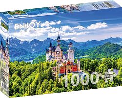 Enjoy 1000 pieces puzzle: Neuschwanstein Castle in summer, Germany