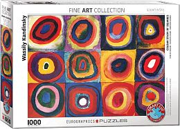 Puzzle Eurographics 1000 pieces: Squares with concentric circles