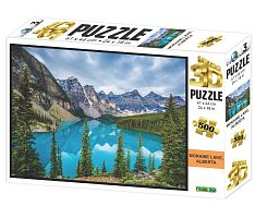 Puzzle Prime 3D 500 pieces: Lake Myrain Alberta