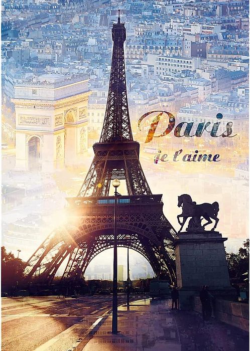 Puzzle Trefl 1000 pieces: Paris at dawn TR10394