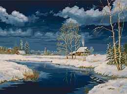 Painting by Numbers Snow White: Christmas Night