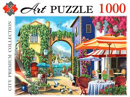 Artpuzzle 1000 Pieces Puzzle: Sunny City by the sea