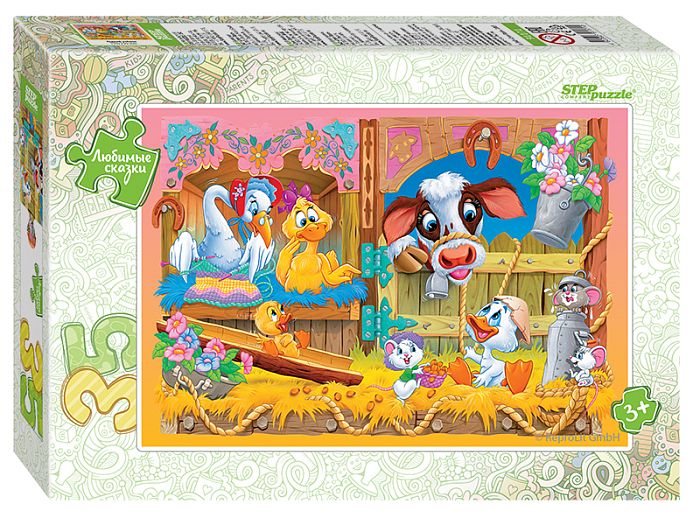 Puzzle Step 35 details: the Ugly duckling (Favorite tales) 91171