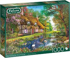 Falcon 1000 Puzzle pieces: Cottage by the water