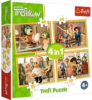 Puzzle Trefl 35х48х54х70 parts: preparing for the ball