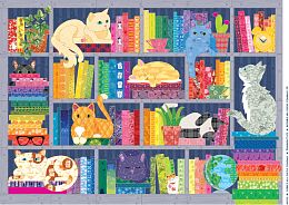 Cobble Hill Puzzle 500 pieces: Rainbow Cats