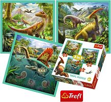 Puzzle Trefl 20х36х50 details: the Amazing world of dinosaurs