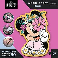 Wooden Trefl Puzzle 50 pieces: In the world of Minnie