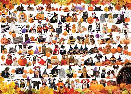 Eurographics 1000 pieces puzzle: Halloween Dogs