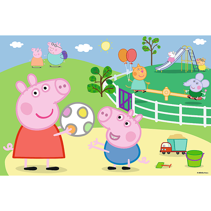 Trefl Puzzle 60 pieces: Peppa Pig with friends TR17356