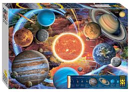 Step puzzle 2000 pieces: The Solar System