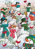 Cobble Hill Puzzle 500 pieces: Funny Snowmen