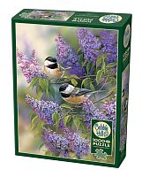 Cobble Hill 1000 Pieces Puzzle: Tits on Lilac