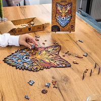 Wooden UNIDRAGON Puzzle 700 pieces: Fire Fox