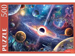 Puzzle Red Cat 500 pieces: Black Hole