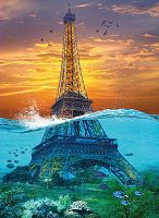 Puzzle Nova 1000 pieces: Eiffel Tower. Surrealism