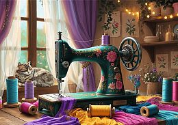 Trefl 1000-piece Puzzle: Sewing Workshop