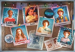 The Clementoni 1000-piece puzzle: NETFLIX. Very strange things