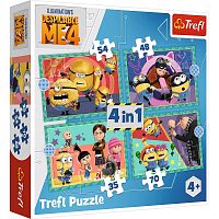 Trefl Puzzle 35#48#54#70 details: Crazy Minions