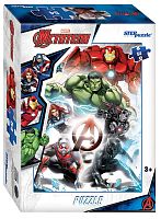 Set of 10 puzzles with 54 parts Step: Marvel