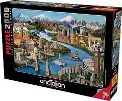 Anatolian jigsaw puzzle 2000 details: Popular attractions