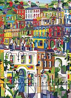 Cobble Hill Puzzle 1000 details: Multicolored Street