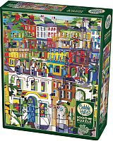 Cobble Hill Puzzle 1000 details: Multicolored Street