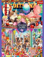 Trefl Puzzle 2x500 pieces: Furry Friends