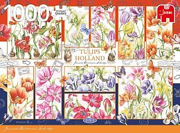 Puzzle Jumbo 1000 pieces: Tulips from Holland