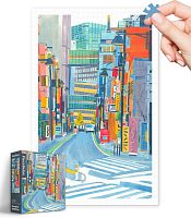 Pintoo 1000-piece puzzle: Grace Helmer. Japanese Street