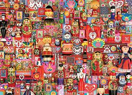 Cobble Hill 1000 pieces puzzle: matryoshka Dolls