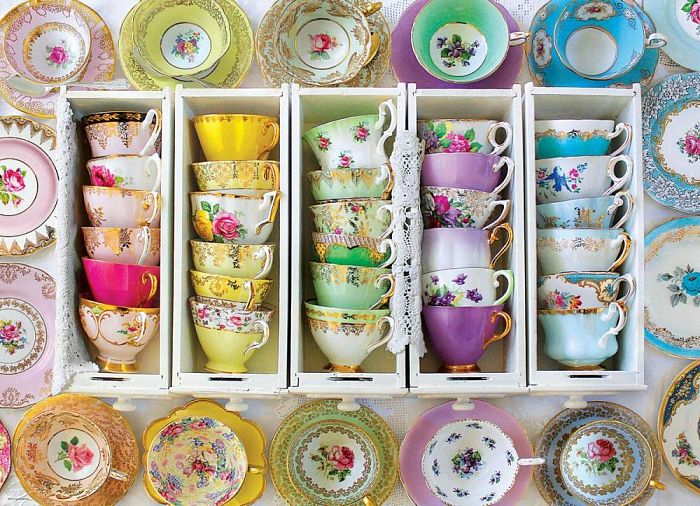 Puzzle Eurographics 1000 pieces Boxes teacups 6000-5342
