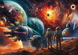 Schmidt 1000-piece puzzle: M.Farrell. Space travel
