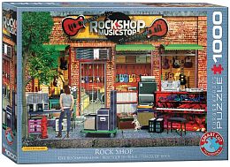 Eurographics 1000 pieces Puzzle: Rock Music Store